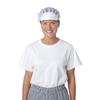 Whites Net Peaked Hat White B226