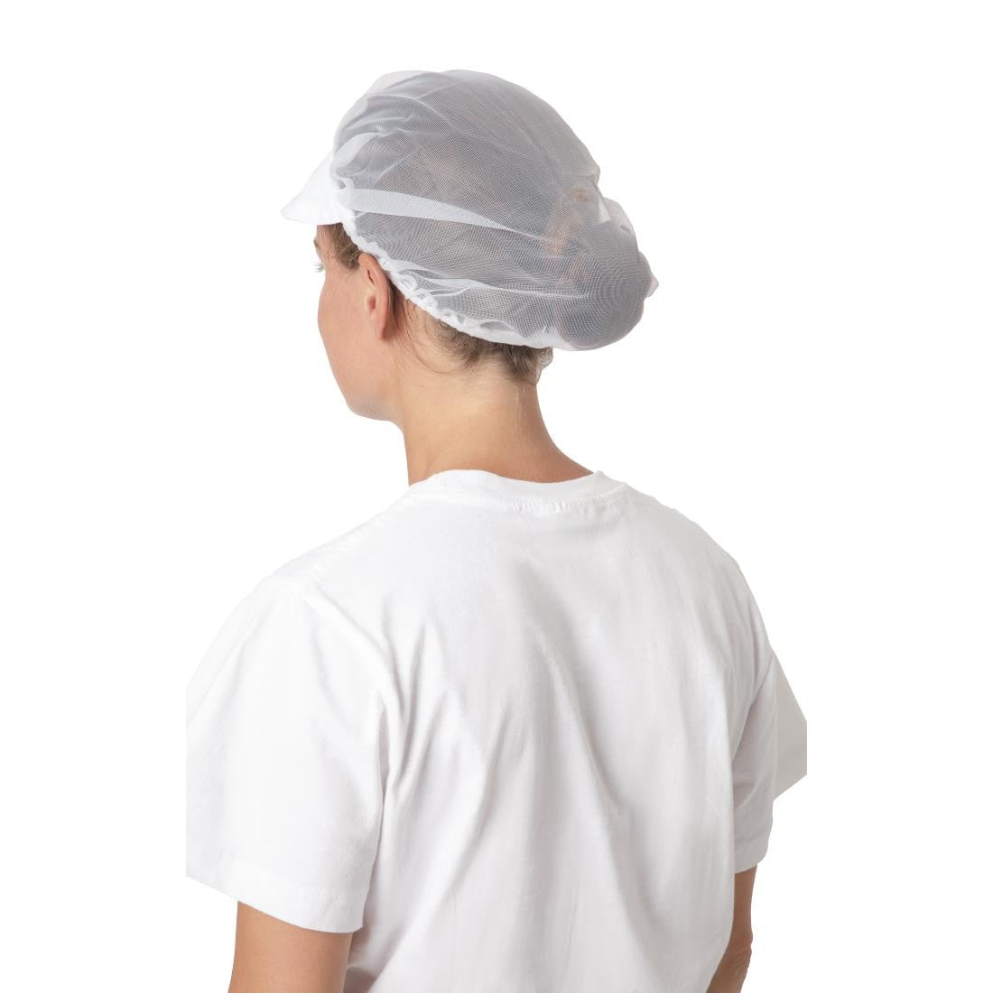 Whites Net Peaked Hat White B226