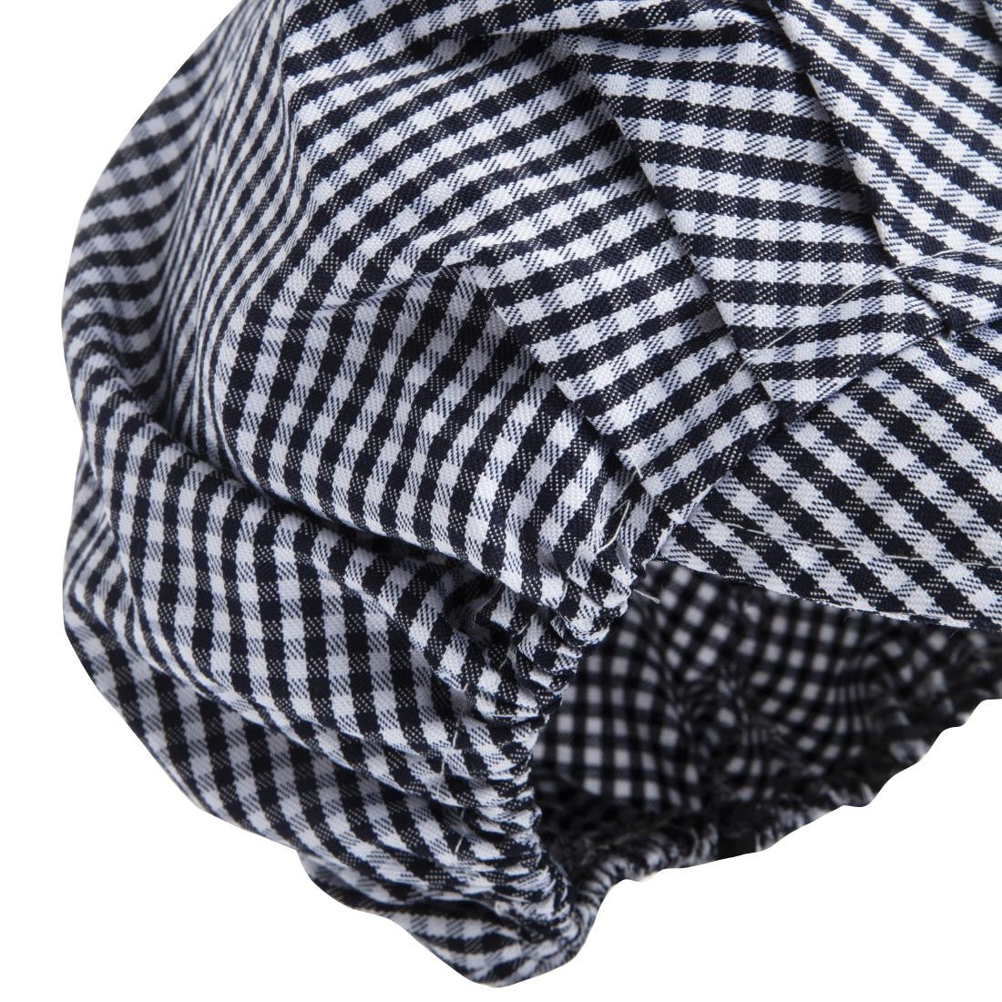 Whites Peaked Unisex Hat Blue and White Check B257