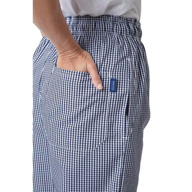 Whites Unisex Vegas Chefs Trousers Small Blue and White Check XL B311-XL