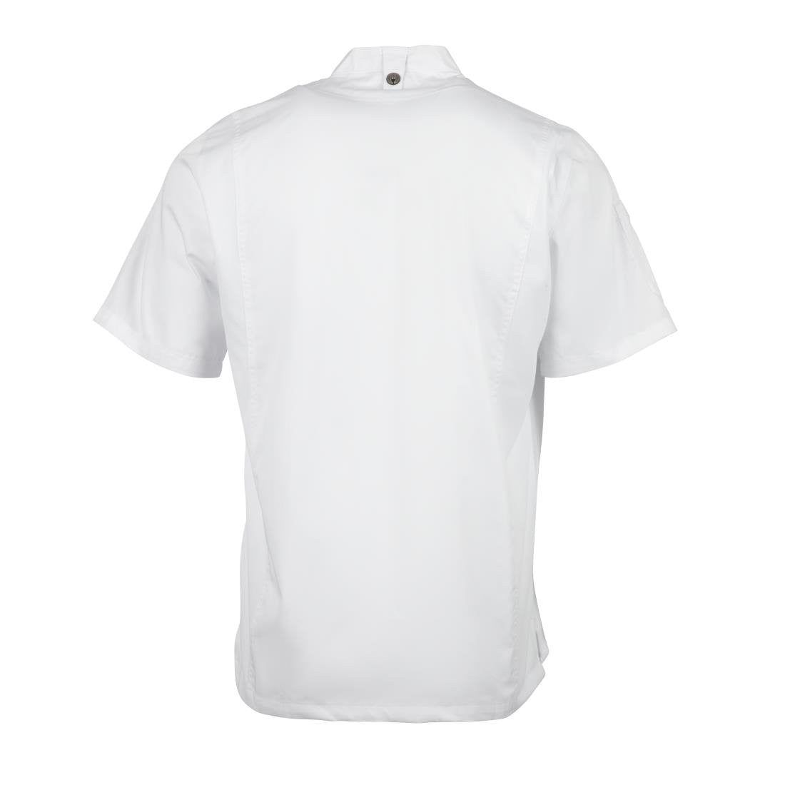 Chef Works Springfield Zipper Mens Chefs Jacket White XL B471-XL