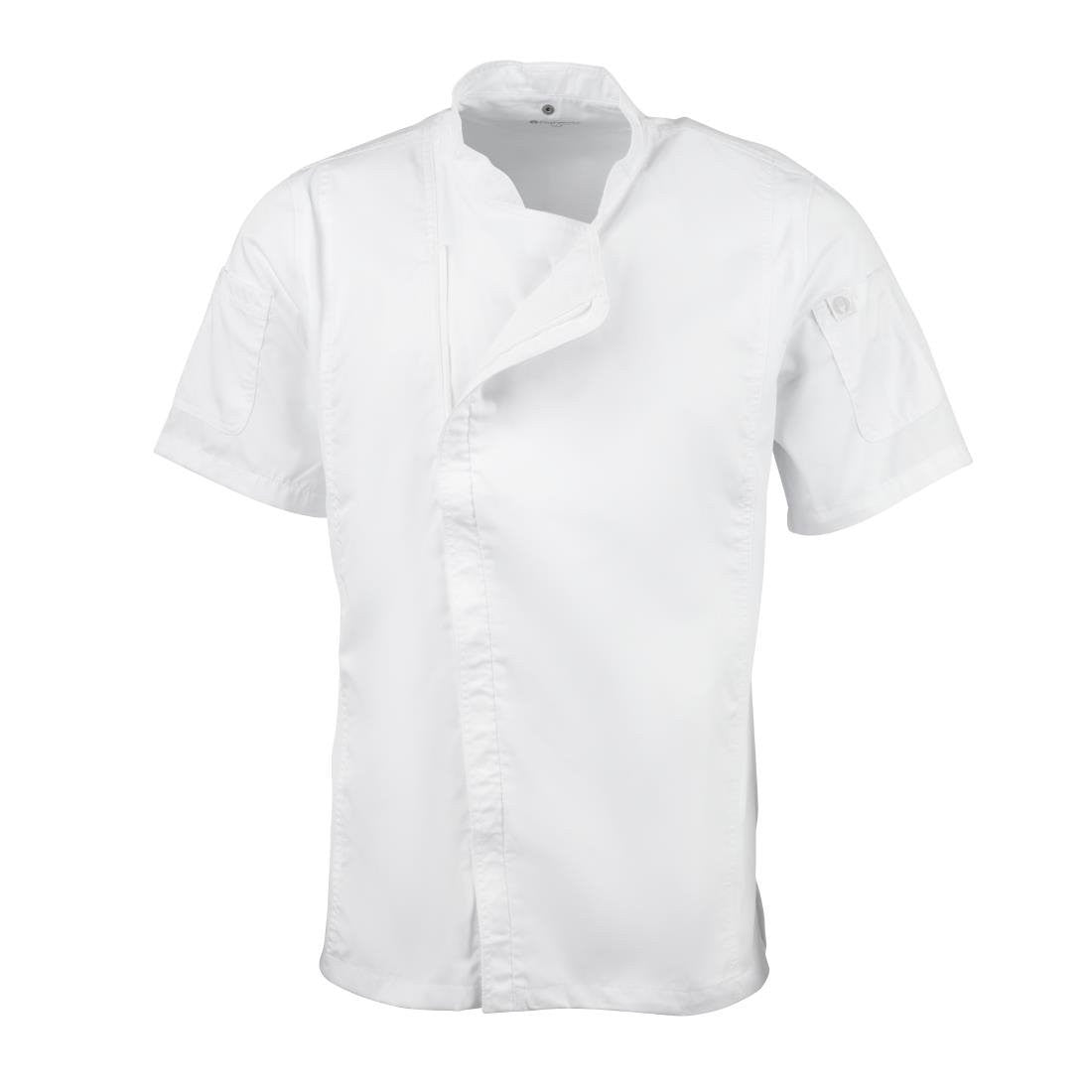 Chef Works Springfield Zipper Mens Chefs Jacket White XL B471-XL