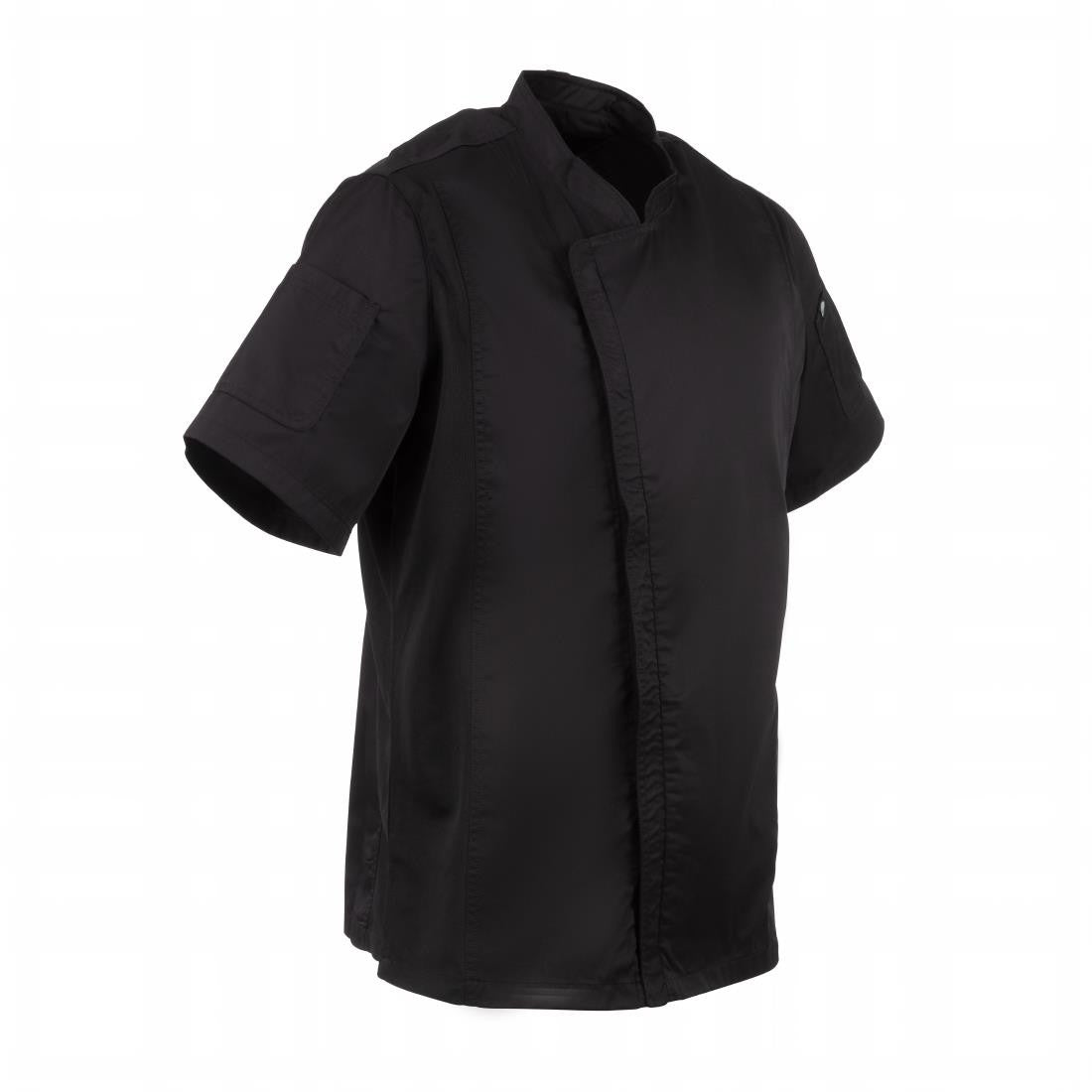 Chef Works Springfield Zipper Mens Chefs Jacket Black L B472-L
