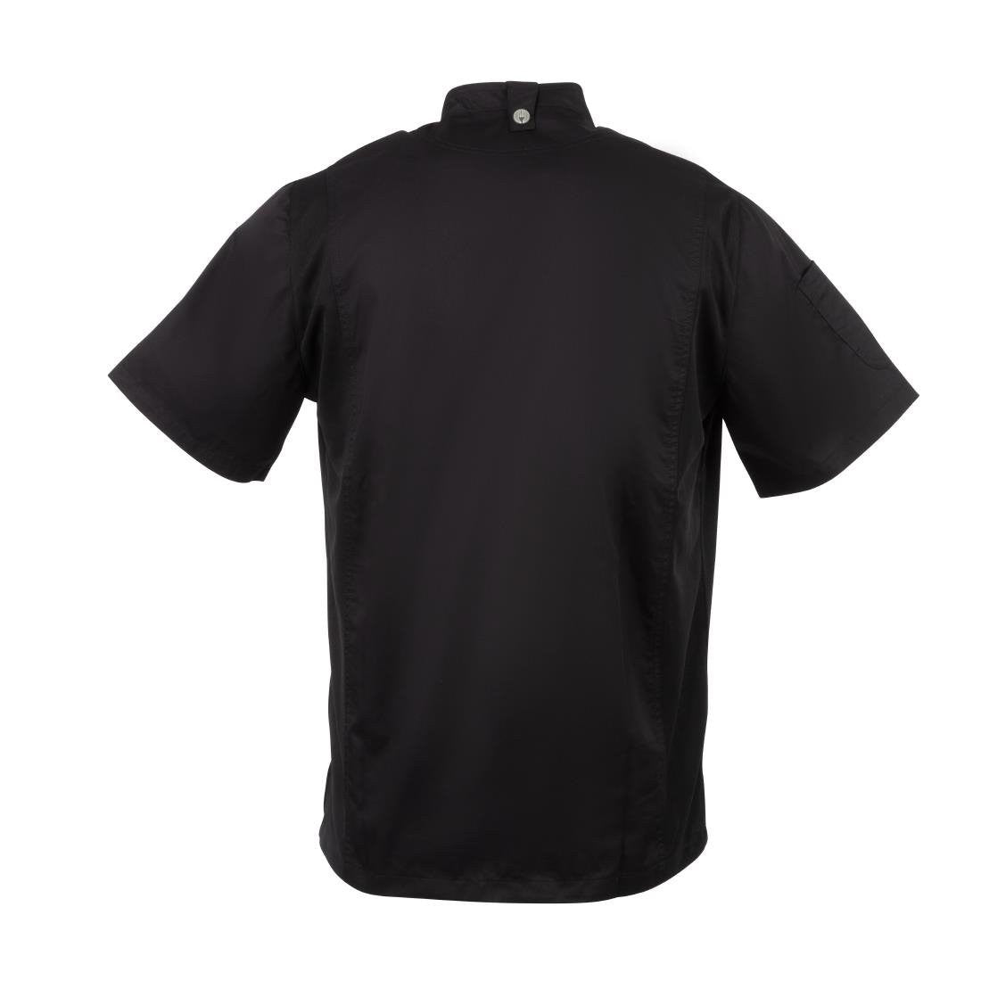 Chef Works Springfield Zipper Mens Chefs Jacket Black M B472-M
