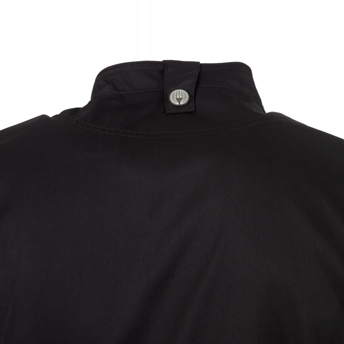 Chef Works Springfield Zipper Mens Chefs Jacket Black M B472-M