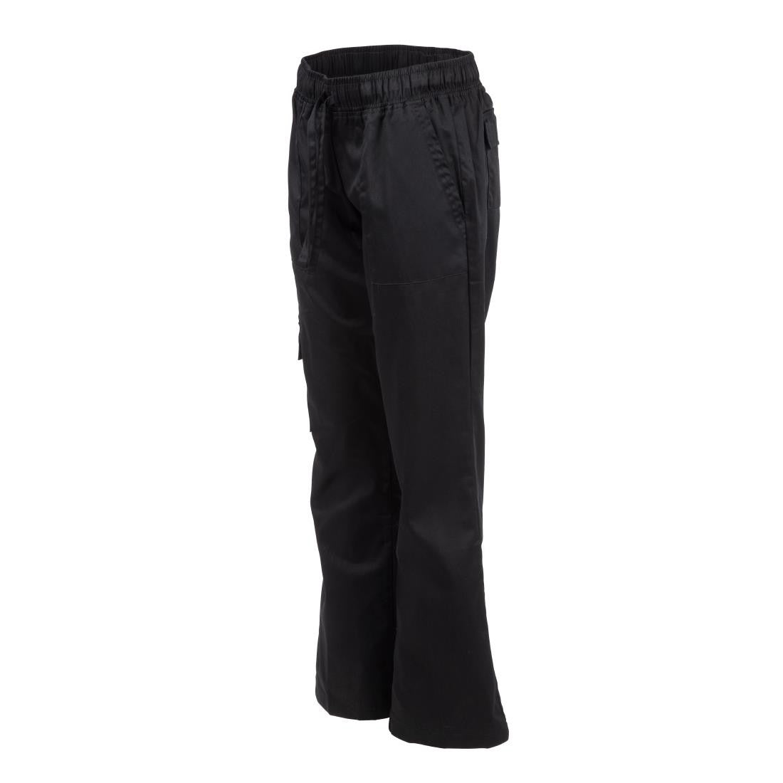 Chef Works Womens Cargo Chefs Trousers Black L B630-L