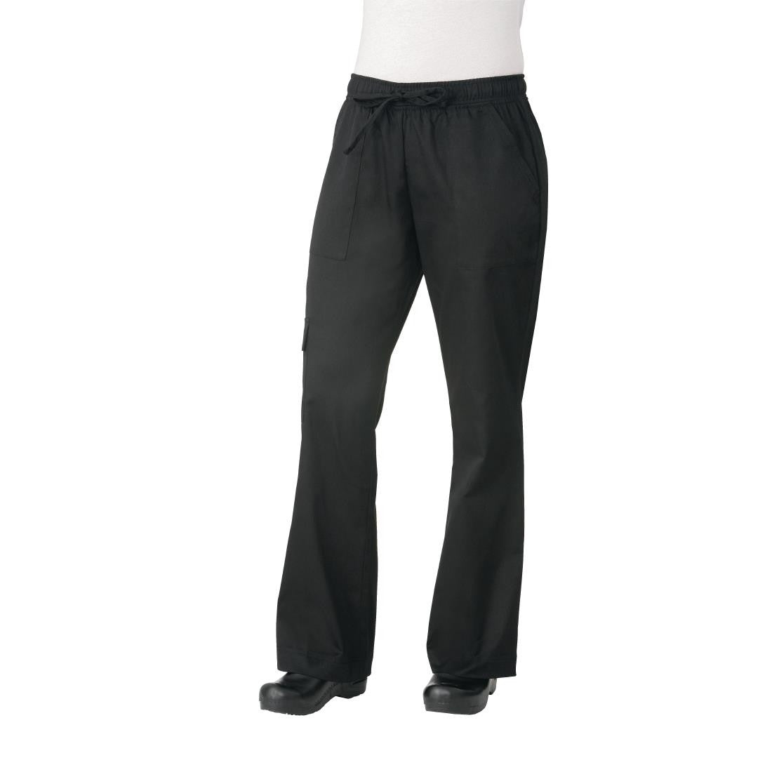 Chef Works Womens Cargo Chefs Trousers Black L B630-L