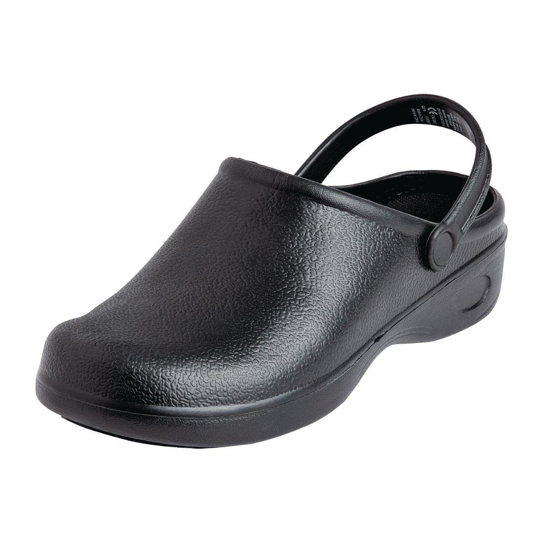 Nisbets Essentials Chefs Clog Black 4445 B979-4445