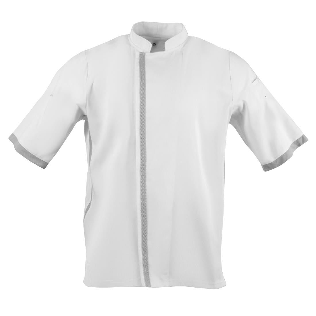 Southside Unisex Chefs Jacket Short Sleeve White XS B998-XS