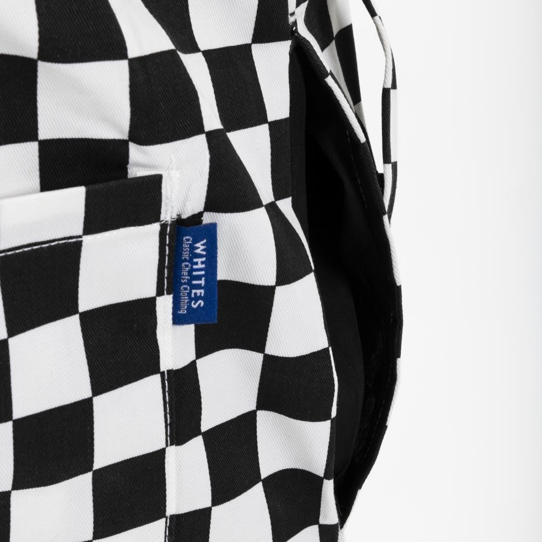 Whites Unisex Vegas Trousers Big Black & White Check Size M BA002-M