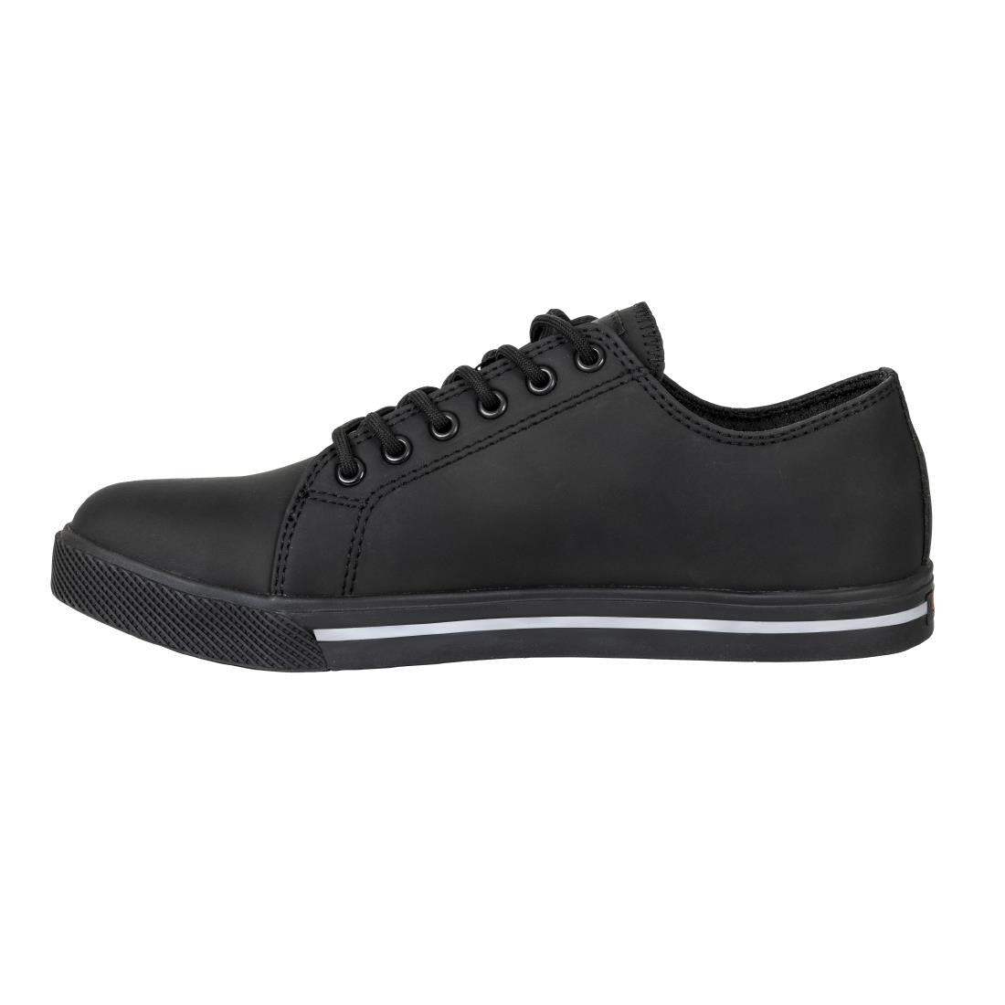 Slipbuster Recycled Microfibre Safety Trainers Matte Black 46 BA060-46