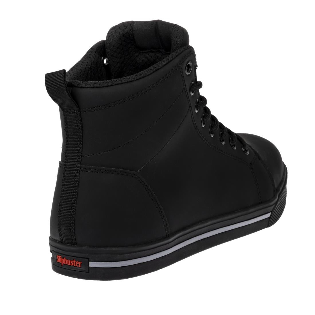 Slipbuster Recycled Microfibre Safety Hi Top Boots Matte Black 37 BA061-37