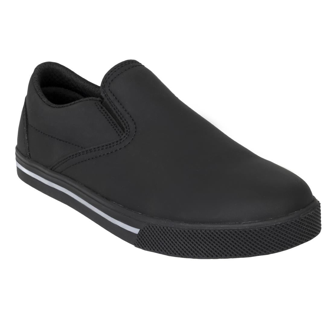 Slipbuster Recycled Microfibre Slip-on Shoe Matte Black 46 BA062-46