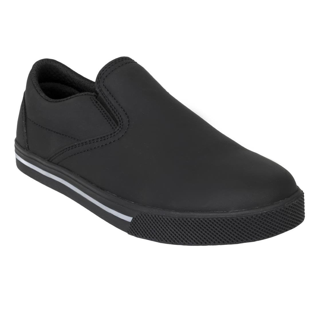 Slipbuster Recycled Microfibre Slip-on Shoe Matte Black 43 BA062-43
