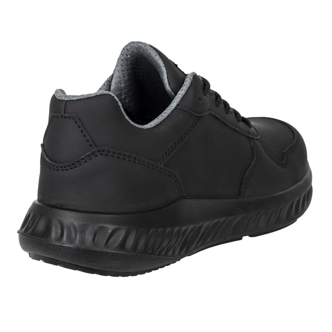 Slipbuster Recycled Microfibre Trainers Matte Black 44 BA063-44