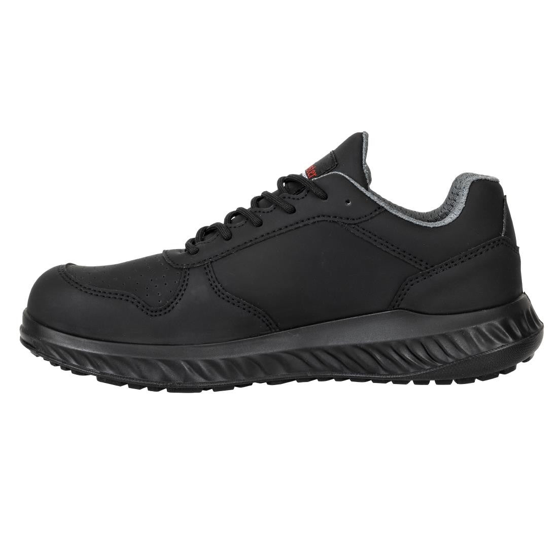 Slipbuster Recycled Microfibre Trainers Matte Black 44 BA063-44