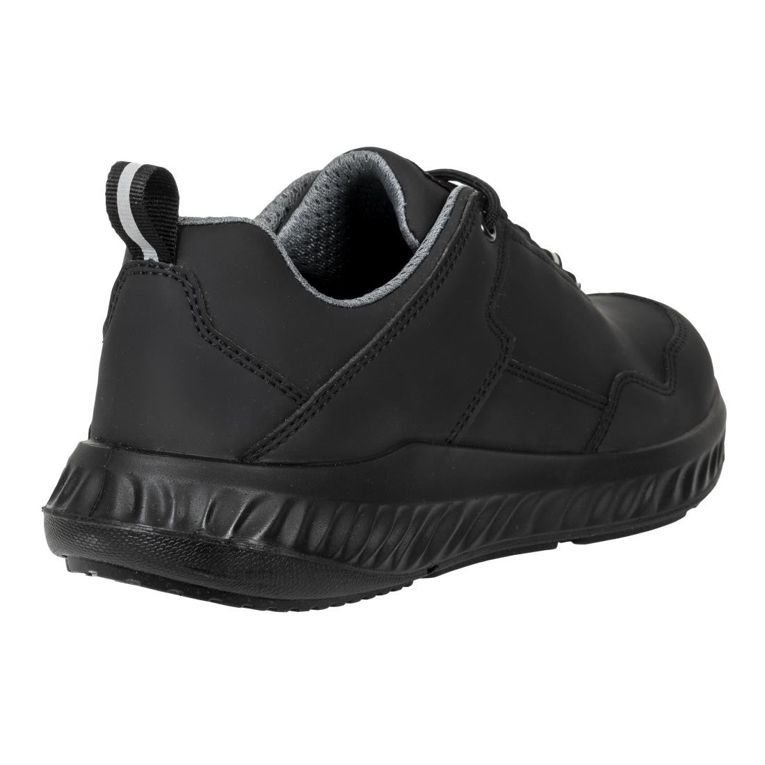 Slipbuster Recycled Microfibre Safety Trainer Matte Black 42 BA064-42