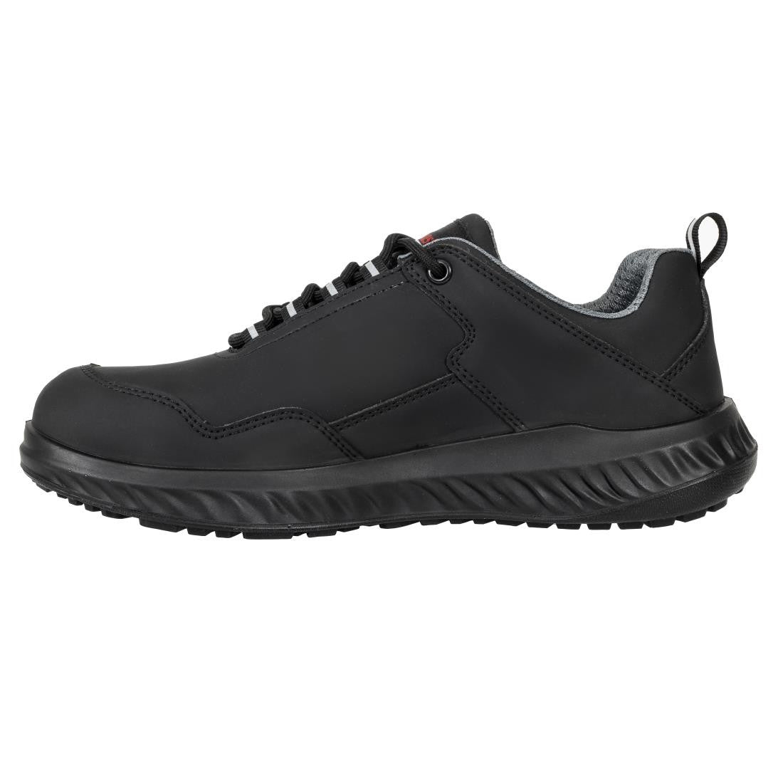 Slipbuster Recycled Microfibre Safety Trainer Matte Black 39 BA064-39