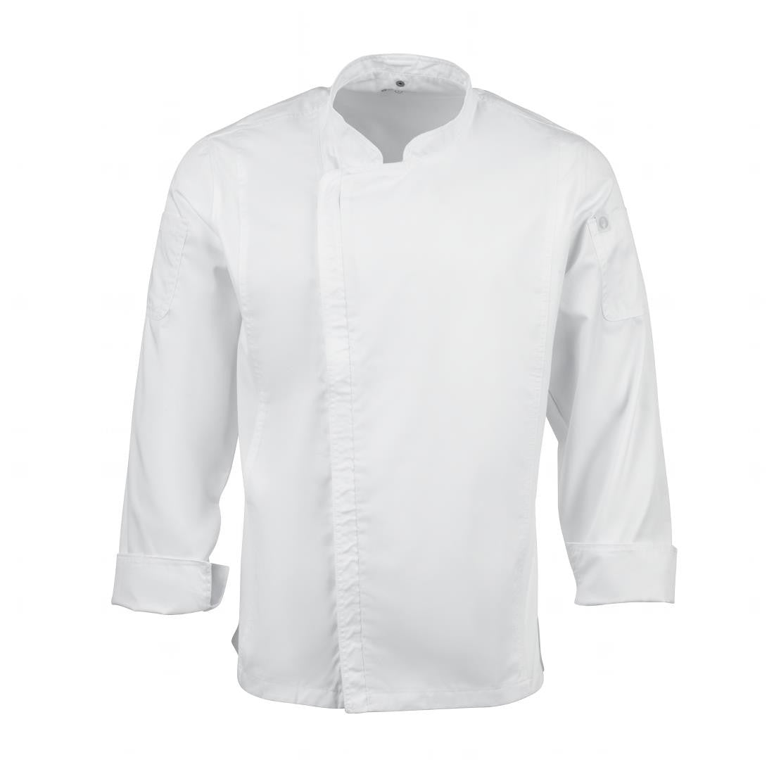 Chef Works Unisex Hartford Lightweight Chef Jacket White Size L BB264-L