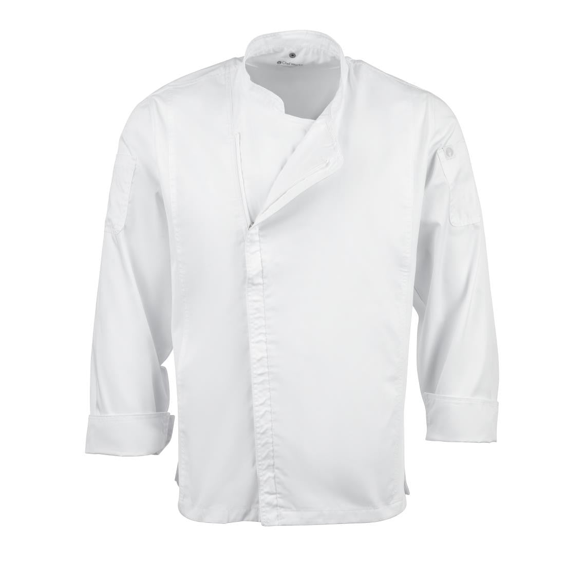 Chef Works Unisex Hartford Lightweight Chef Jacket White Size 3XL BB264-3XL