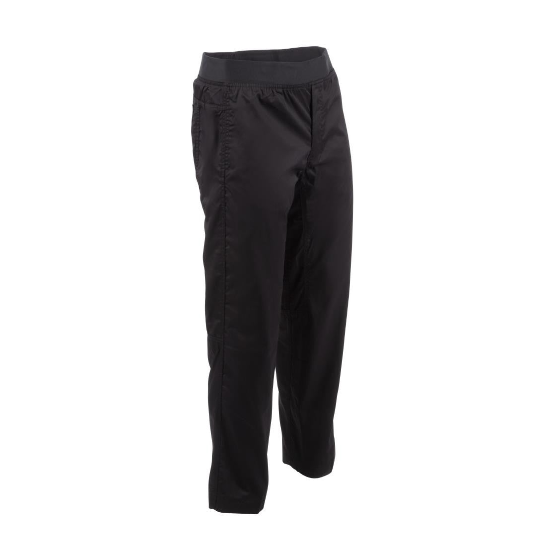 Chef Works Men's Lightweight Slim Trouser Black Size M BB301-M