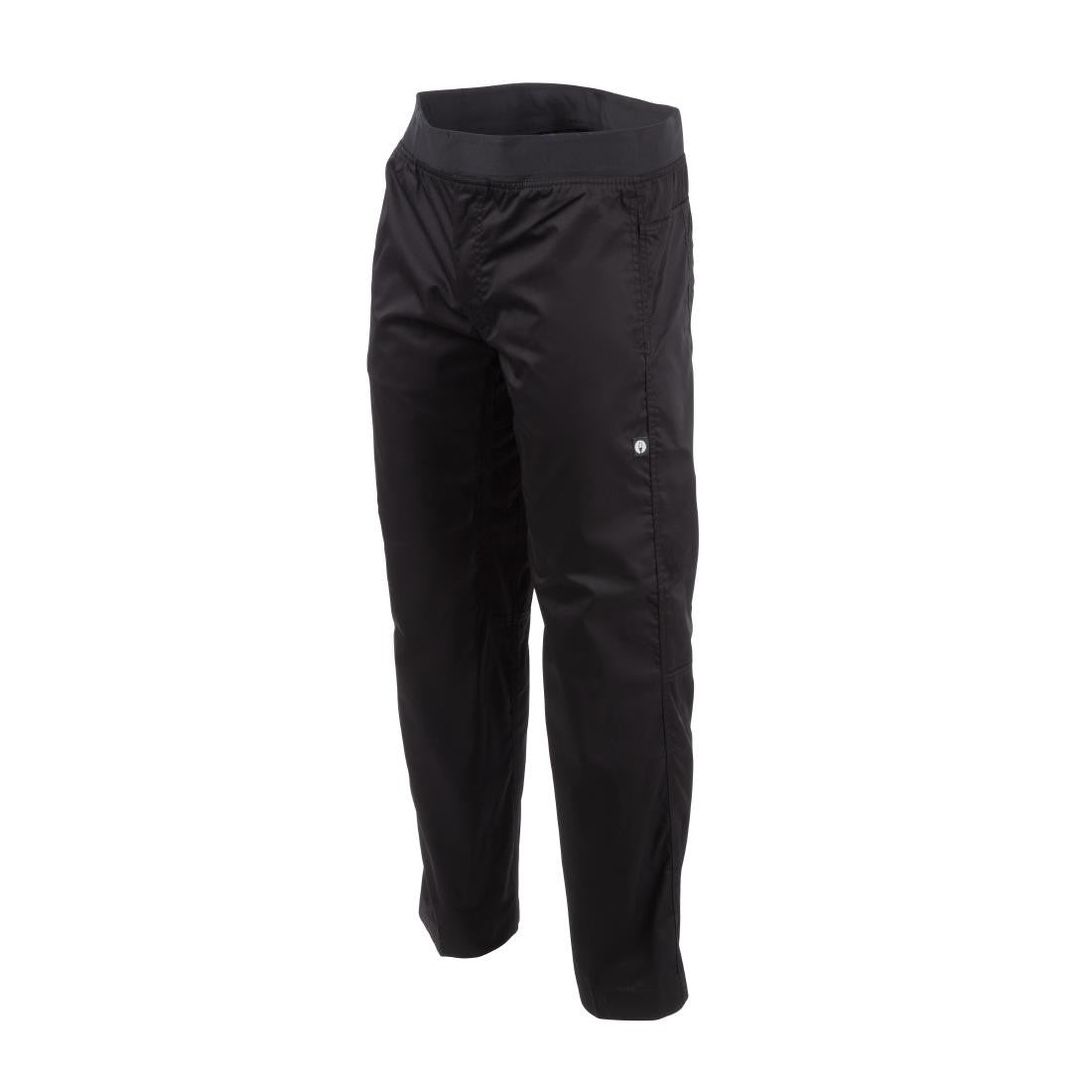 Chef Works Men's Lightweight Slim Trouser Black Size M BB301-M