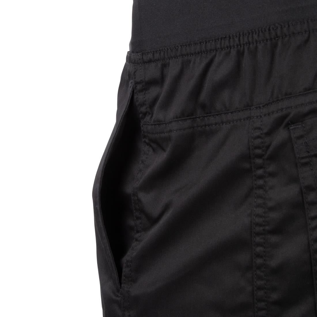 Chef Works Men's Lightweight Slim Trouser Black Size M BB301-M