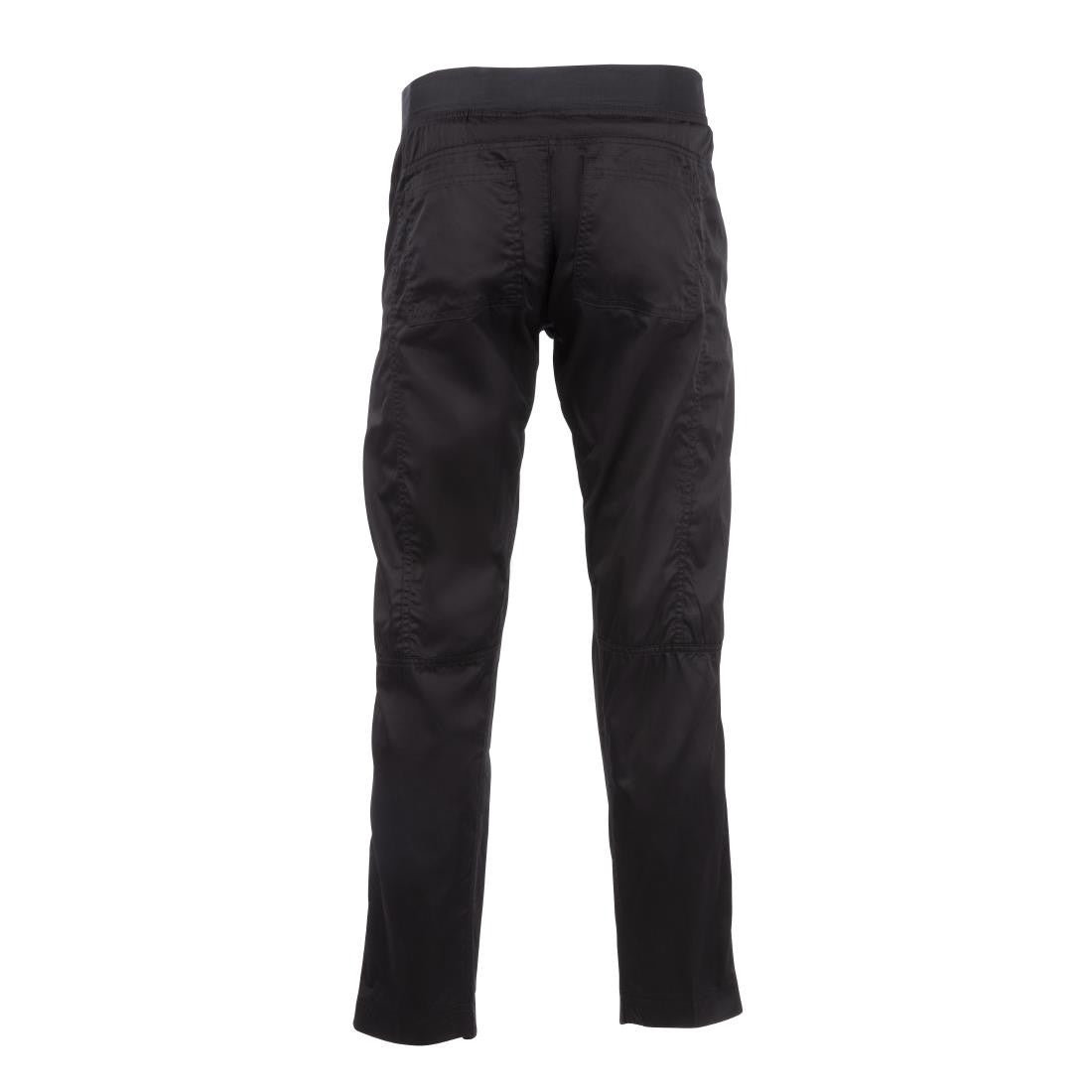 Chef Works Men's Lightweight Slim Trouser Black Size M BB301-M