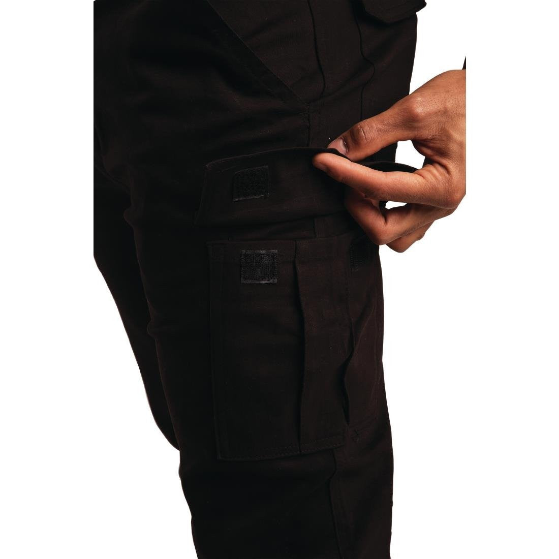 Stretch Slim Combat Trousers Black 36 BB463-36