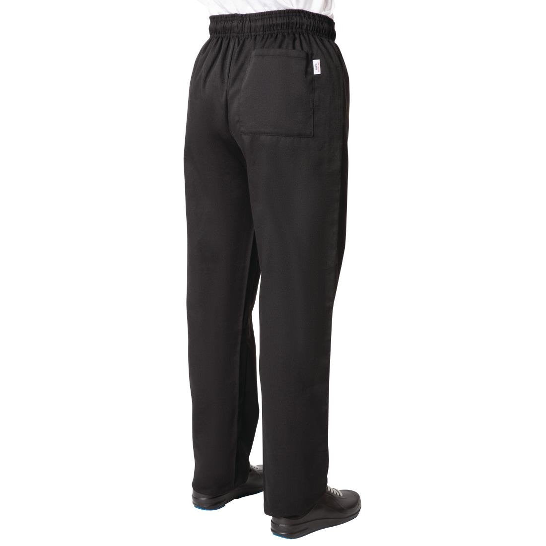 Nisbets Essentials Chef Trousers Black 2XL BB477-XXL