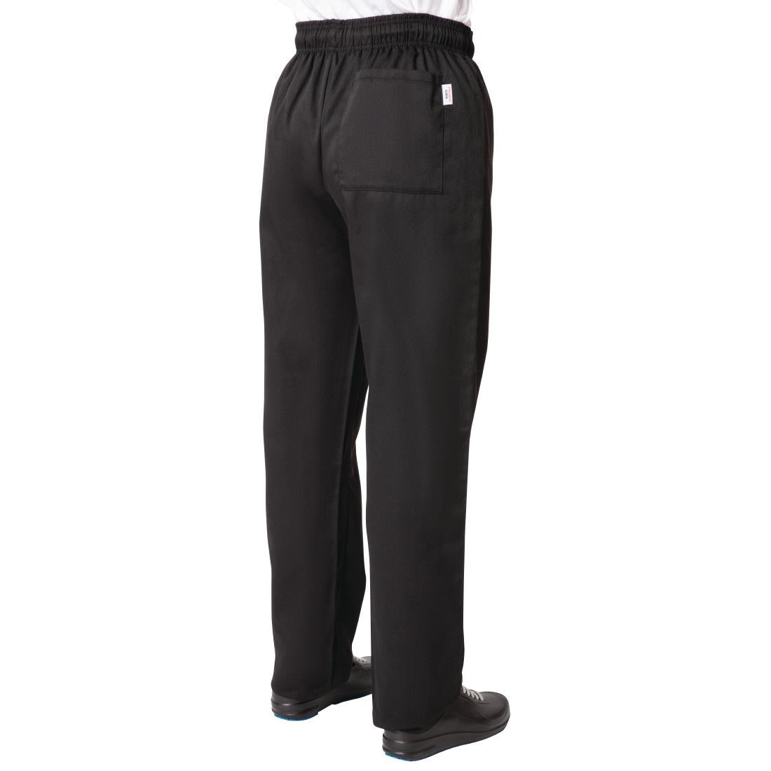 Nisbets Essentials Chef Trousers Black S BB477-S