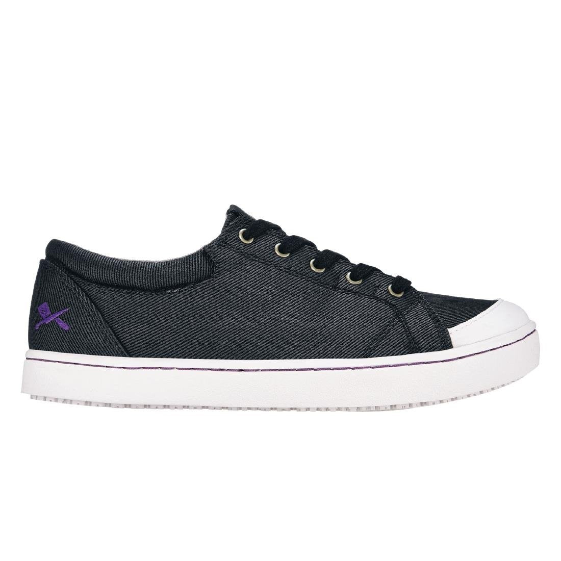 Shoes For Crews Mozo Maven Ladies Vegan Shoe Black 38 BB570-38