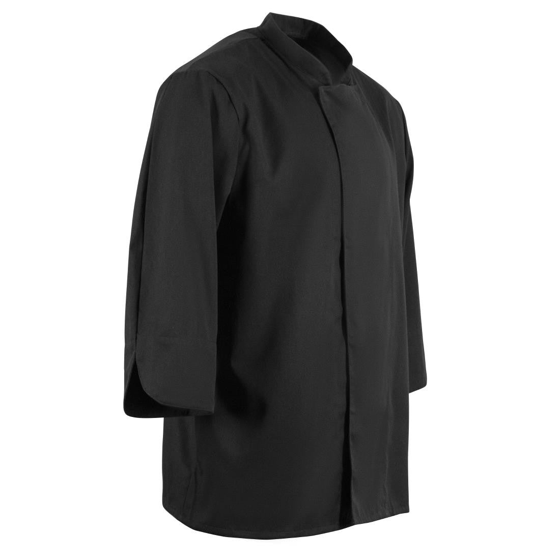 Whites Unisex Atlanta Chef Jacket Black Teflon Size M BB577-M