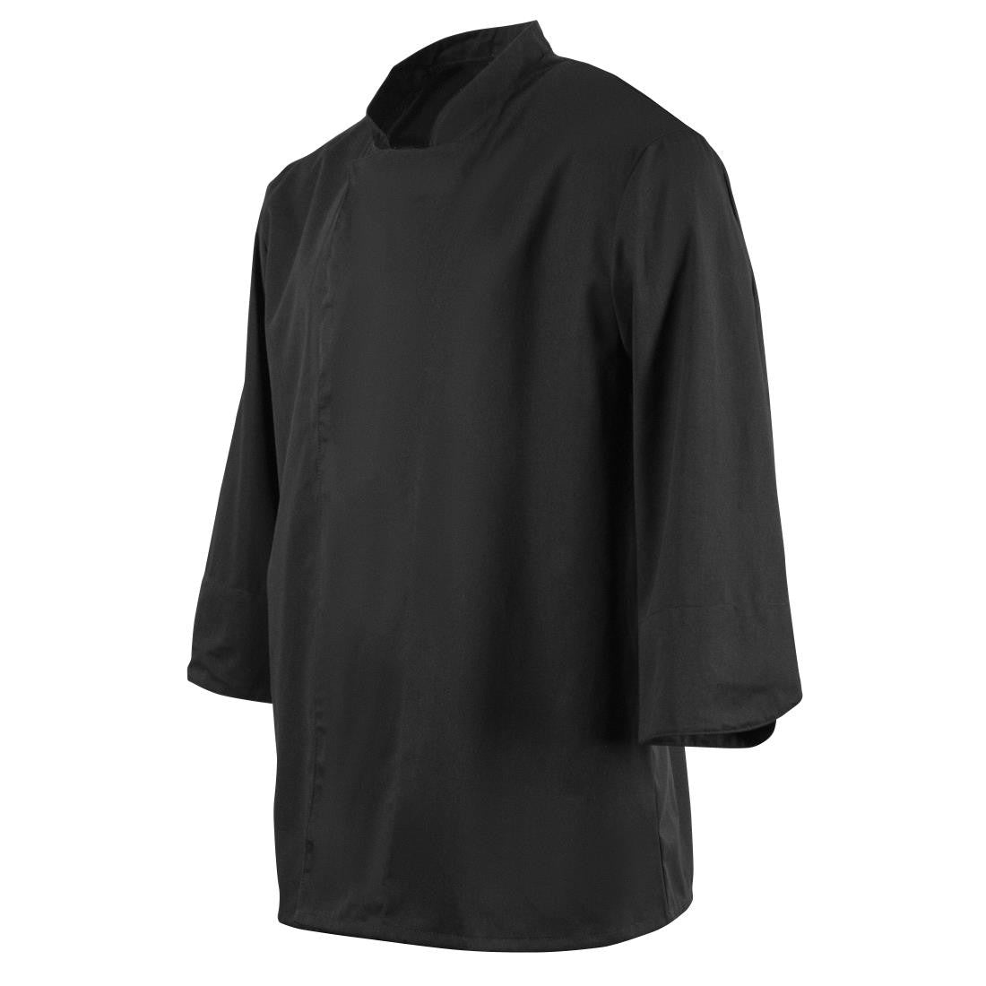 Whites Unisex Atlanta Chef Jacket Black Teflon Size L BB577-L