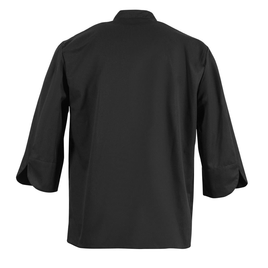 Whites Unisex Atlanta Chef Jacket Black Teflon Size XL BB577-XL
