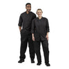 Whites Unisex Atlanta Chef Jacket Black Teflon Size M BB577-M