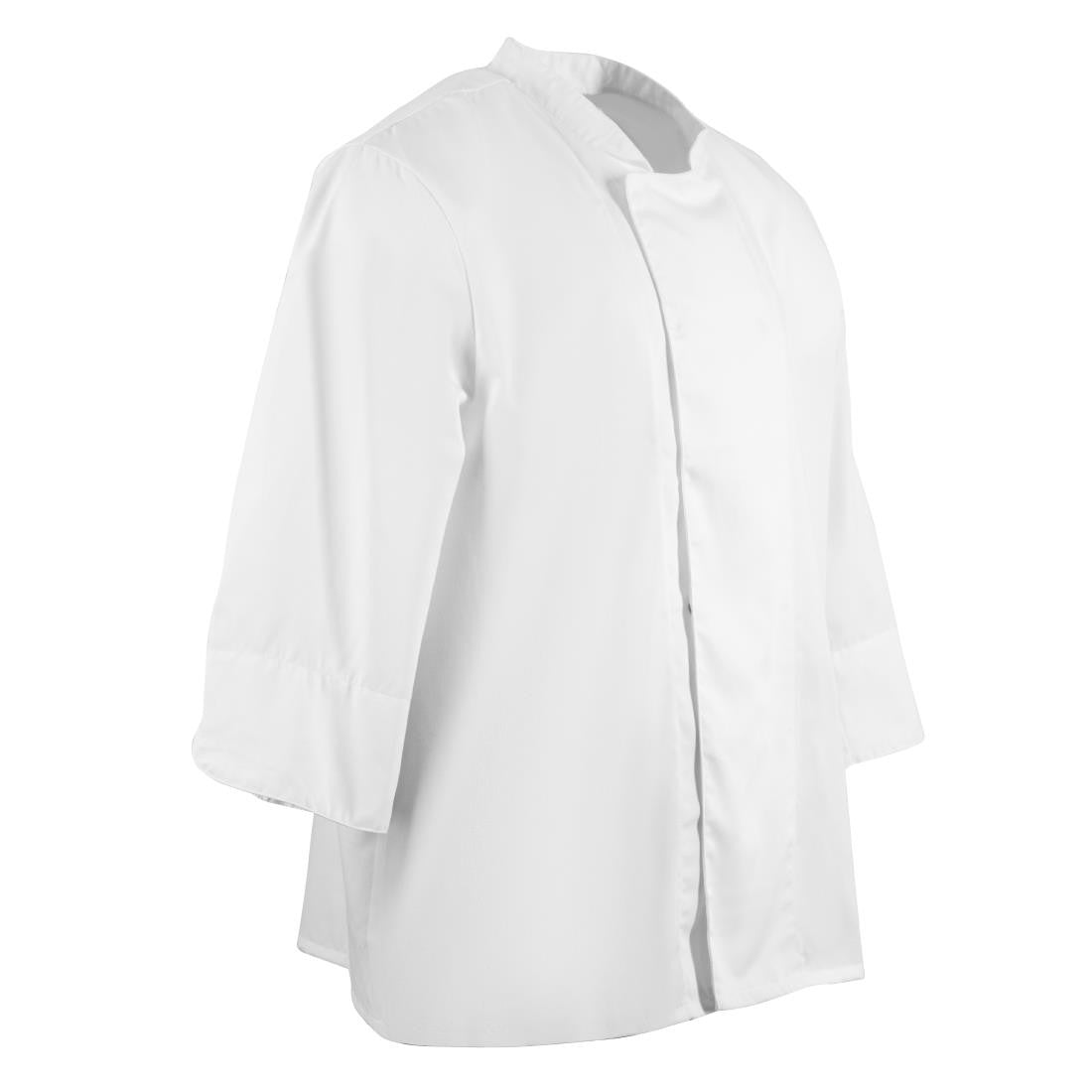 Whites Unisex Atlanta Chef Jacket White Teflon Size S BB578-S