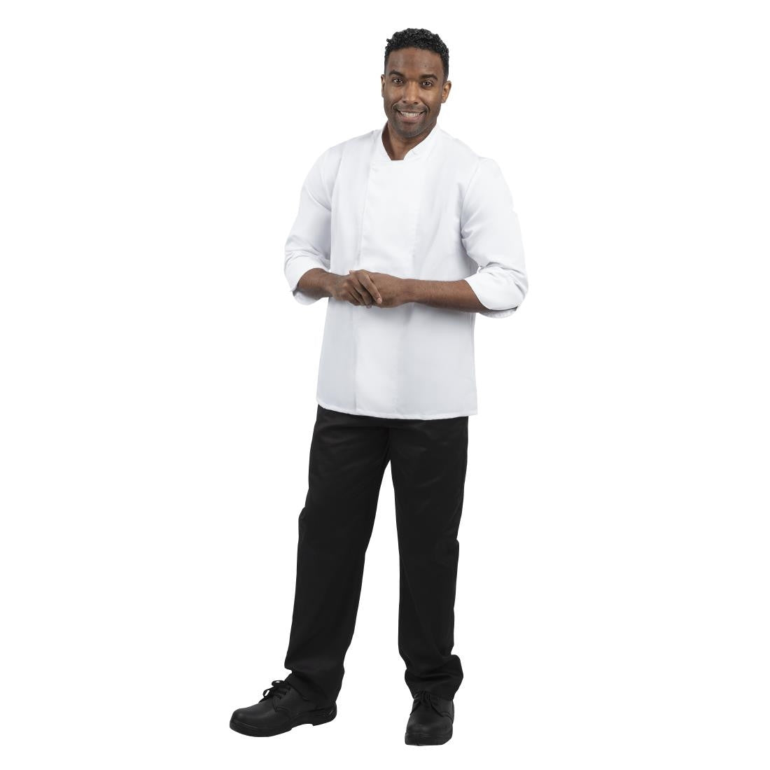 Whites Unisex Atlanta Chef Jacket White Teflon Size M BB578-M