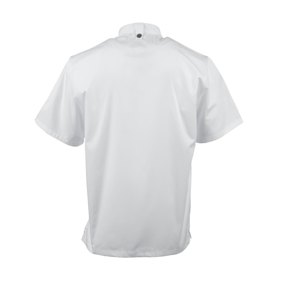 Chef Works Cannes Short Sleeve Chefs Jacket Size XL BB669-XL