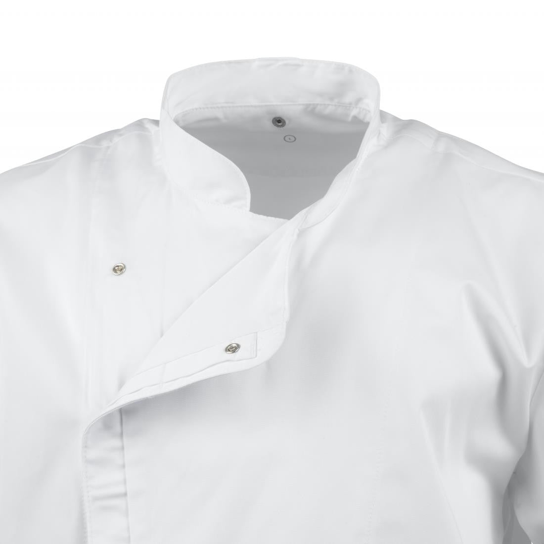 Chef Works Cannes Short Sleeve Chefs Jacket Size L BB669-L