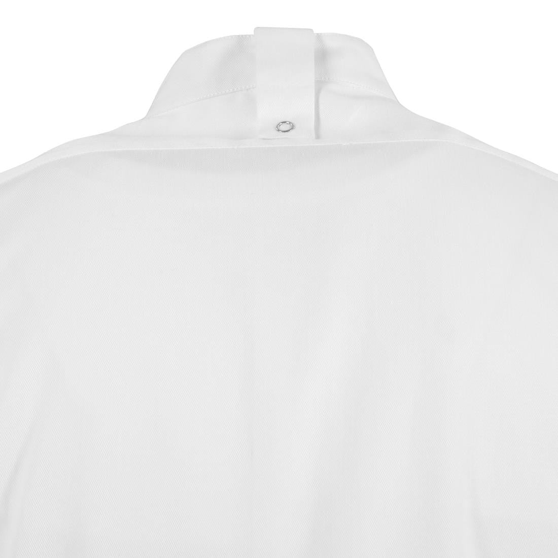 Southside Band Collar Chefs Jacket White Size S BB702-S
