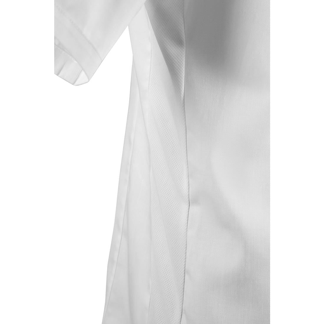 Southside Band Collar Chefs Jacket White Size M BB702-M