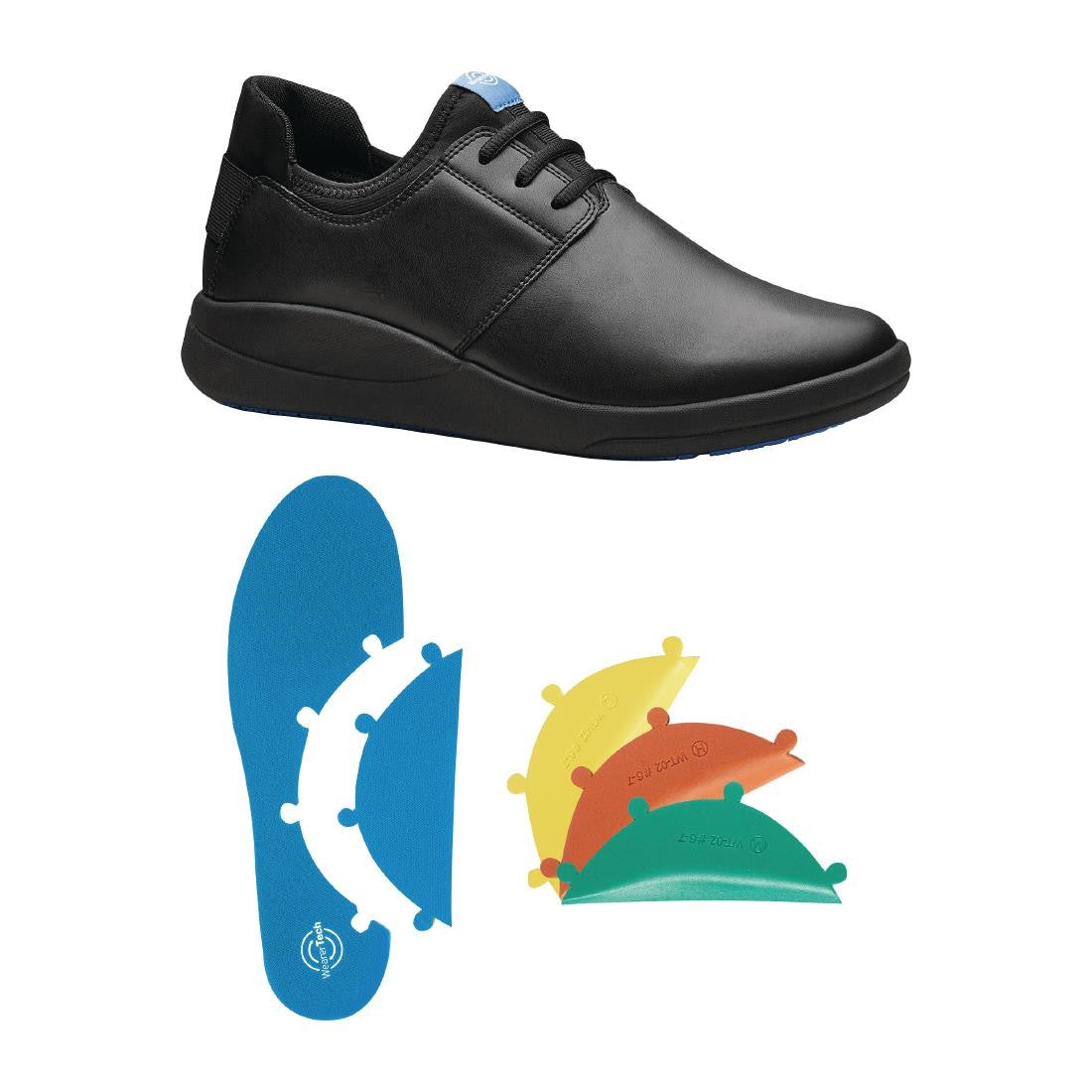 WearerTech Relieve Shoe Black/Black with Modular Insole Size 46 BB740-46