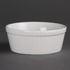 Olympia Whiteware Round Pie Dishes 134mm 6 Pack C042