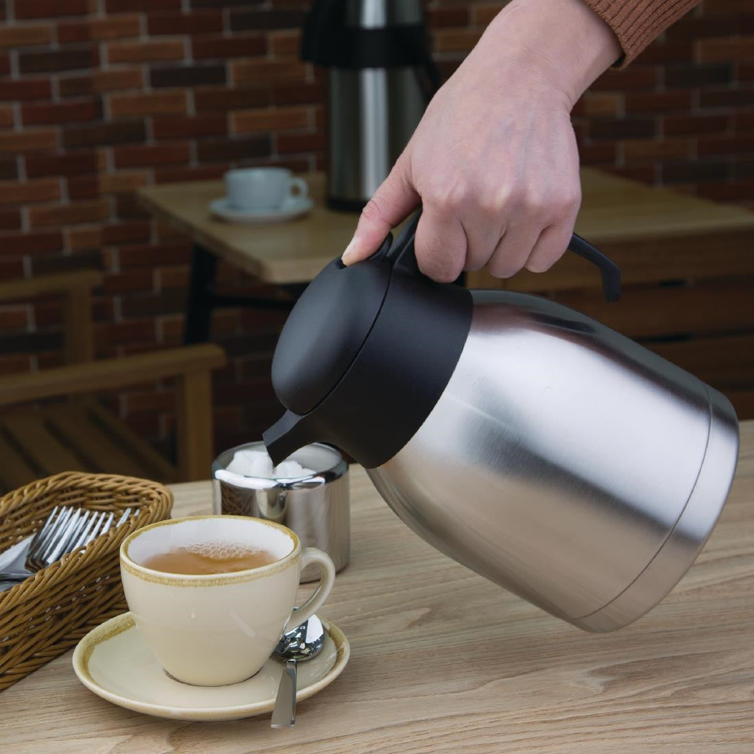 Olympia Stainless Steel Vacuum Jug 1.5Ltr C092