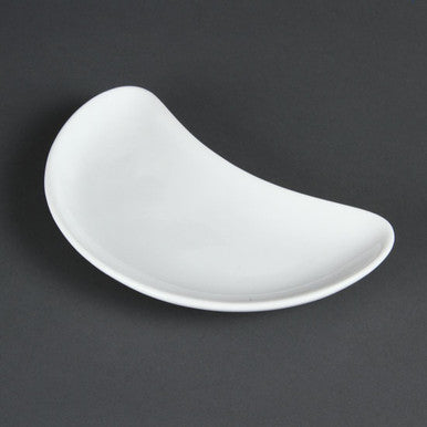 Olympia Whiteware Crescent Salad Plates 200mm 12 Pack C231