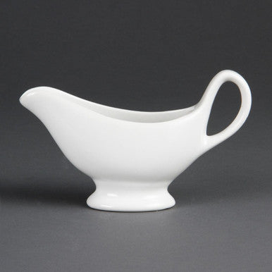 Olympia Whiteware Gravy Boats 215ml 7&#189;oz 6 Pack C243