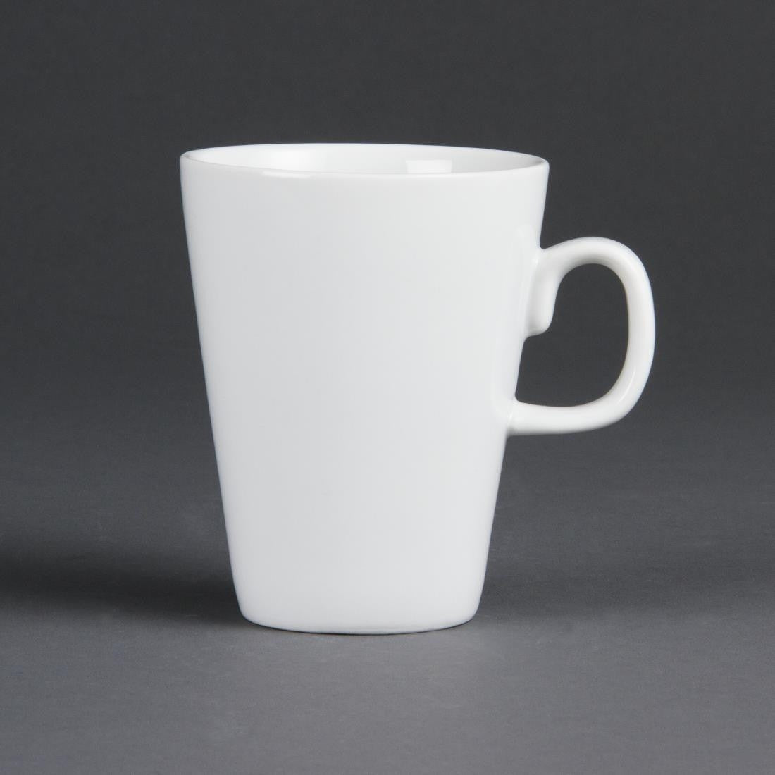 Olympia Whiteware Latte Mugs 310ml 11oz 12 Pack C359
