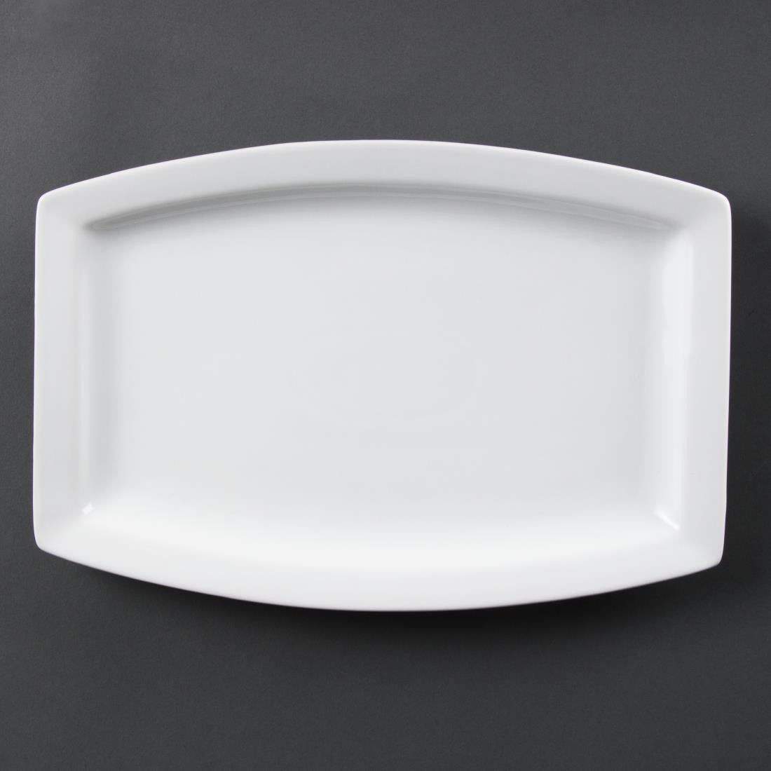 Olympia Whiteware Rectangular Plates 320mm 6 Pack C361