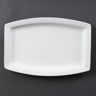 Olympia Whiteware Rectangular Plates 320mm 6 Pack C361